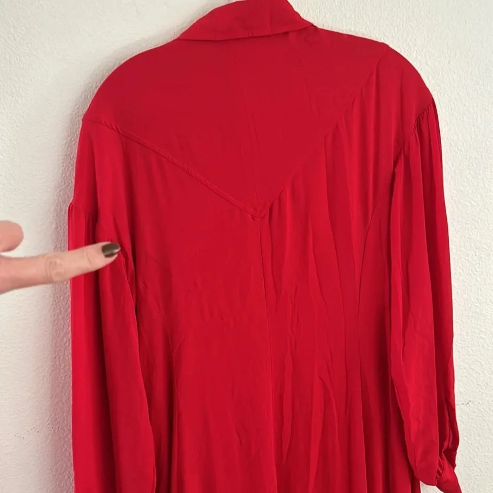 Saunders Collective Flowing Button Front Dress, RTR - Picture 12 of 13
